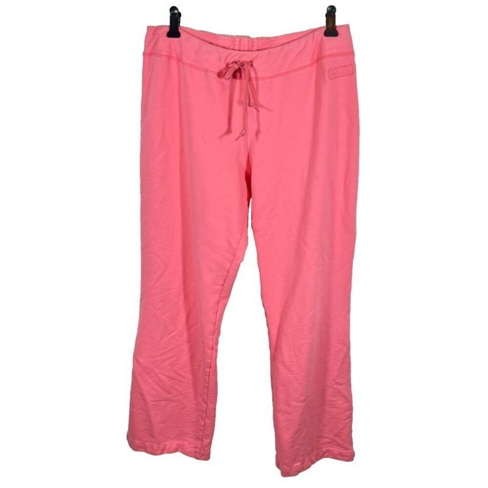 Adidas‎ - Women's M Sweatpants Pink Tie Waist Bootcut Cotton
